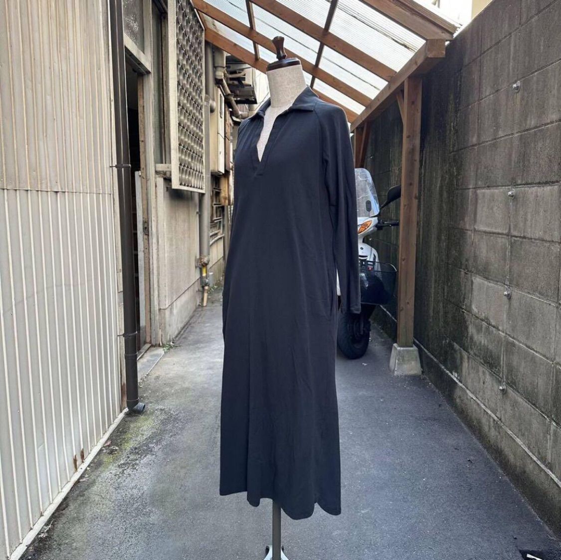 SEYA. セヤ polo jersey dress ポロ ジャージー ドレス スキッパー