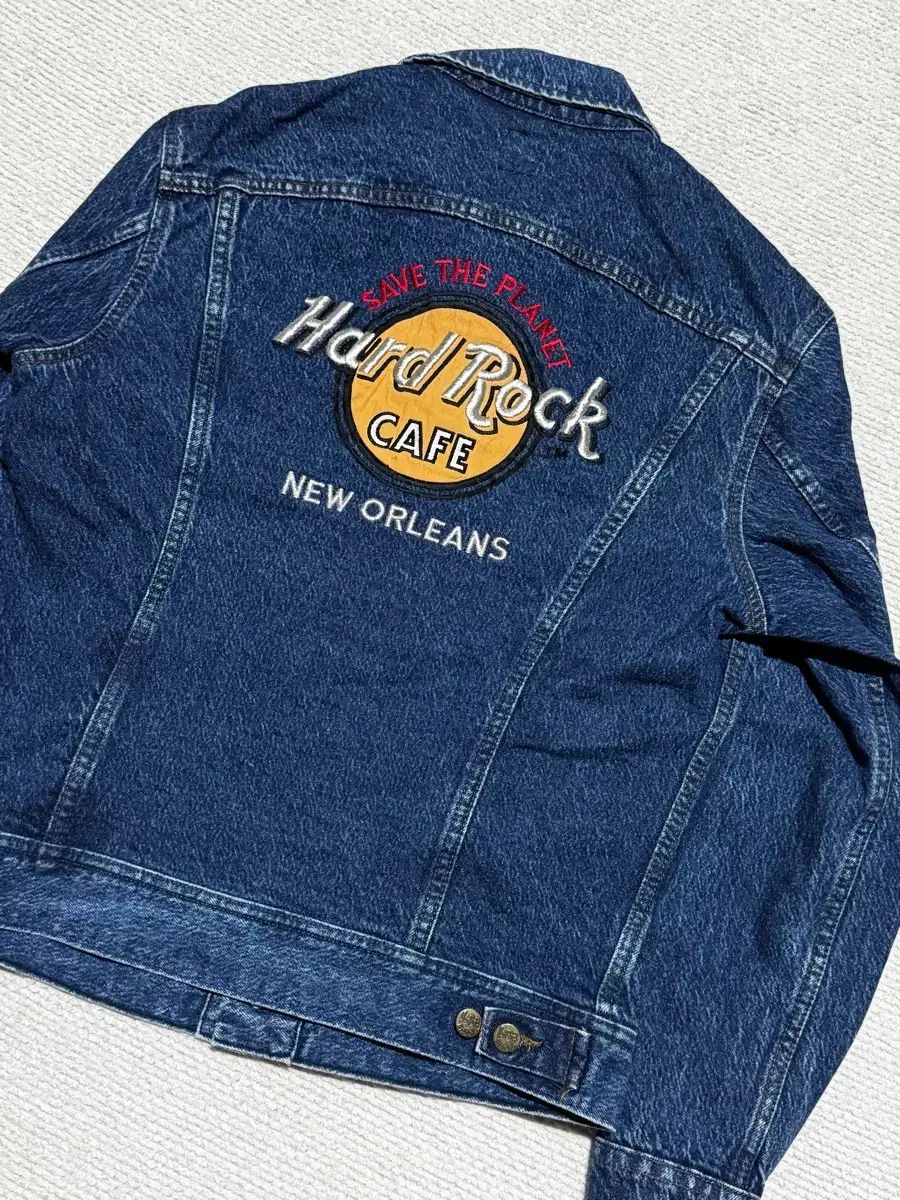 90s USA リー X Hard Rock Cafe(ハードロックカフェ) デニムジャケット