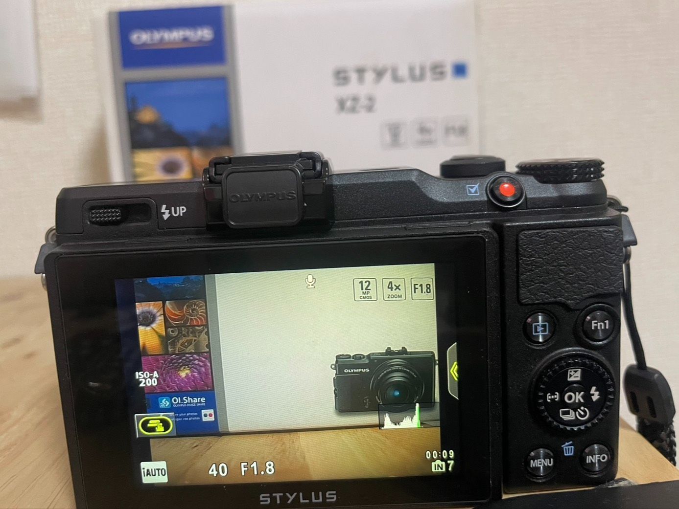 良品] オリンパス OLYMPUS STYLUS XZ-2 ブラック 箱付き #2681948A