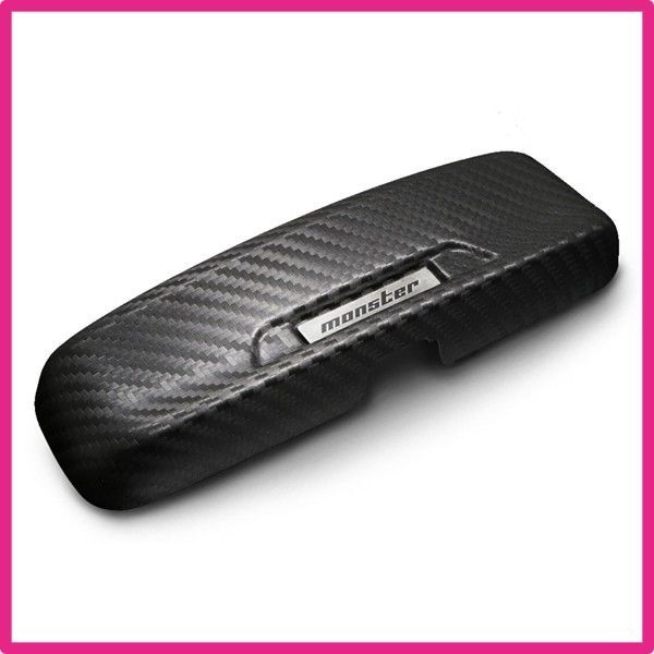 スズキ防眩機能付ミラー用 ルームミラーカウル スズキ防眩機能付ルームミラー車汎用 スイフトスポーツ ZC33S ジムニーシエラ JB74W ソリオ MA37S 他 カーボン柄 ルームミラーカバー 861000-7600M