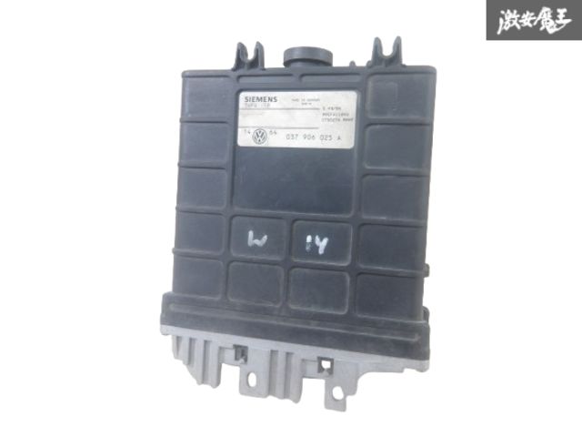 【保証付】VW フォルクスワーゲン 純正 ゴルフ3 エンジンコンピューター ECU CPU ユニット SIEMENS 5WP4160 037906025A 即納 棚7-4-D