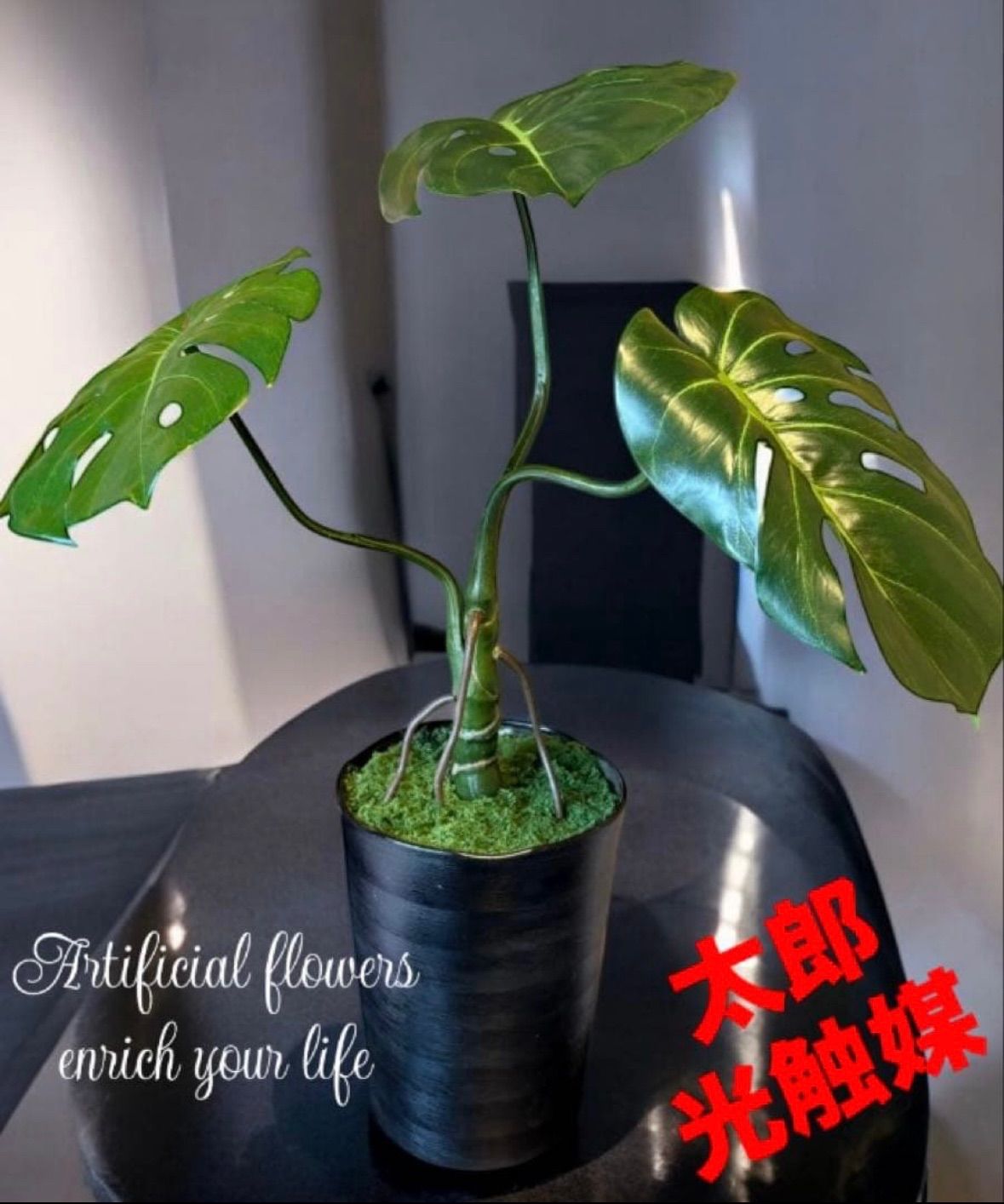 光触媒 人工観葉植物 ウォールグリーン フェイクグリーン モンステラ