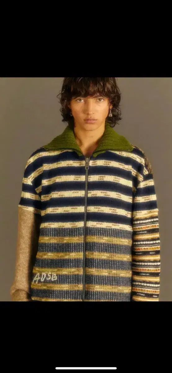 M アンダースンベル ジップアップ ニット