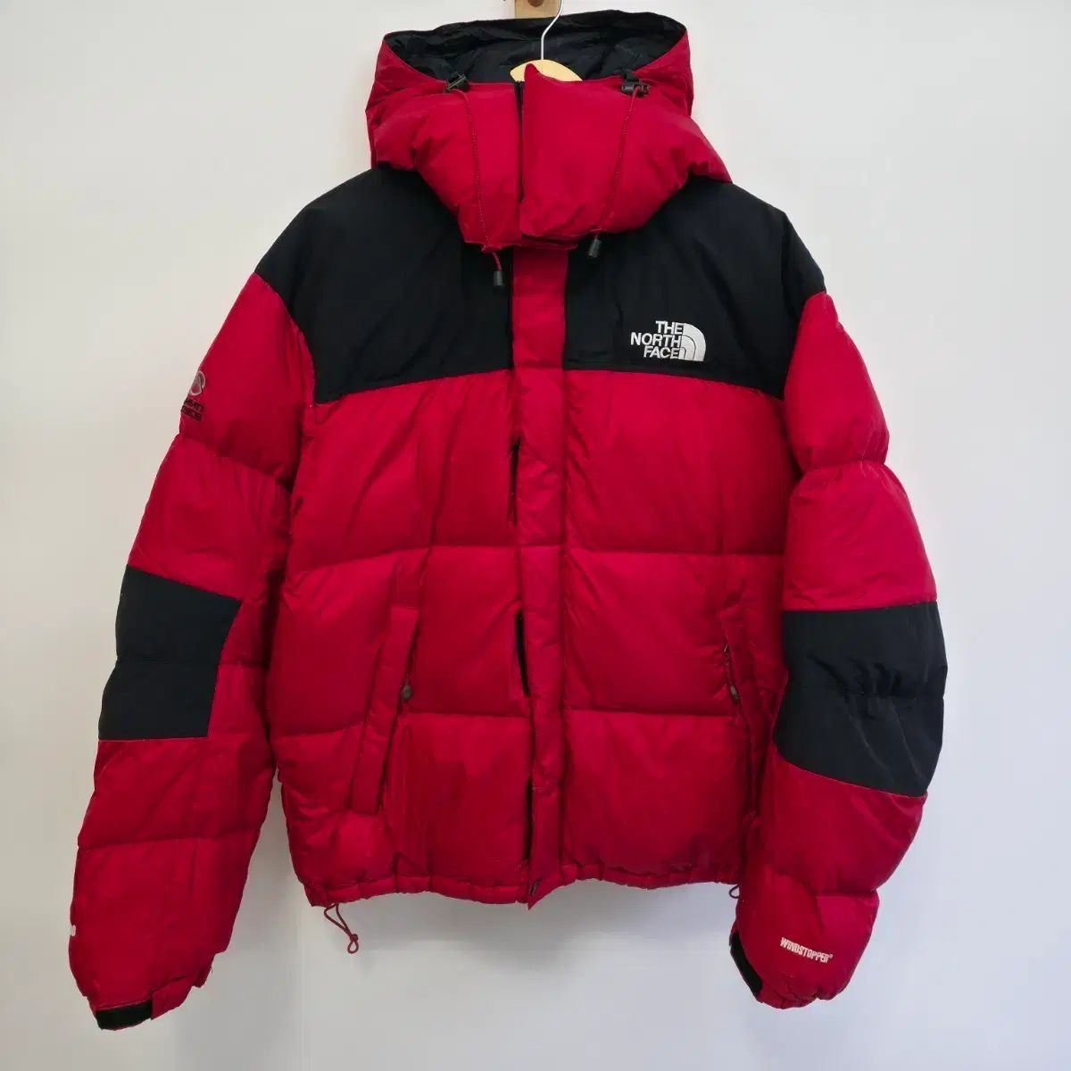THE NORTH FACE ザノースフェイス ウィンドストッパー ダウン レッド