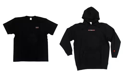 衣料雑貨 沙花叉クロヱ Tee＆Hoodie set Tシャツ＆フーディセット ブラック XLサイズ バーチャルYouTuber ホロライブ× holoTOWN