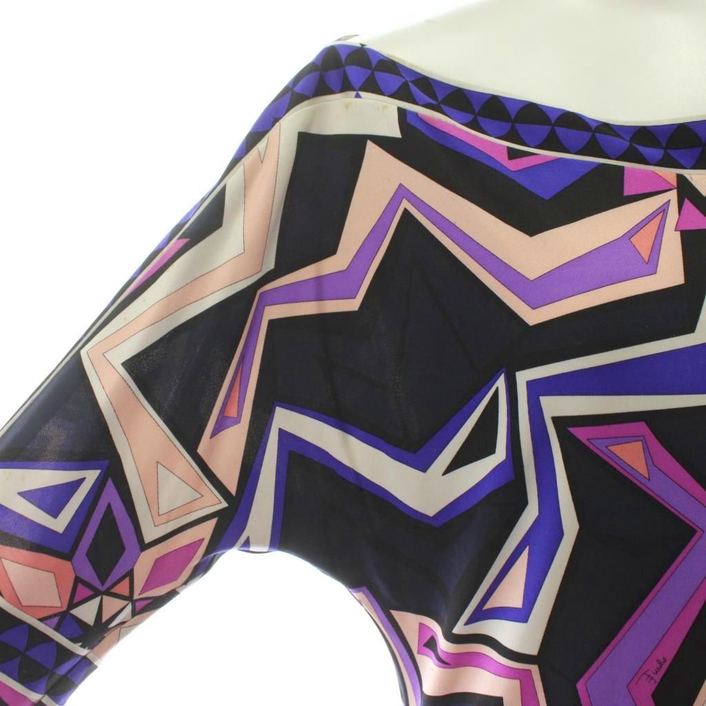 エミリオプッチ EMILIO PUCCI FIRENZE ワンピース ミモレ ロング 長袖