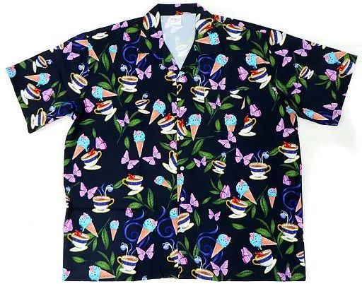 ポロシャツ ワークシャツ 可可＆恋＆マルガレーテ アロハ風シャツ ブラック フリーサイズ ラブライブ!スーパースター!! Liella! 4 th LoveLive! Tour ～ Sparkle～