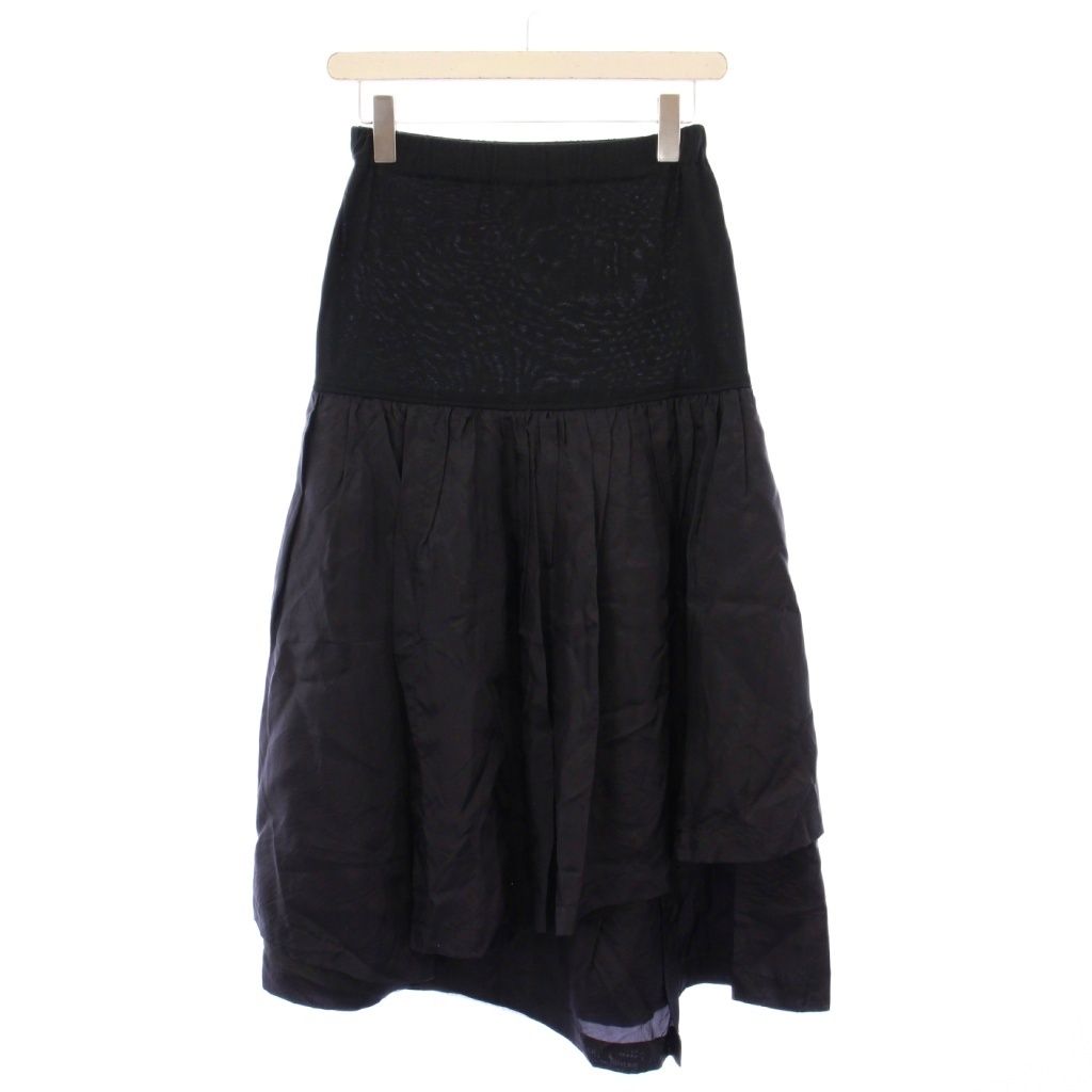 トリココムデギャルソン フレアスカート 黒 M トリココムデギャルソン tricot COMME des GARCONS フレアスカート