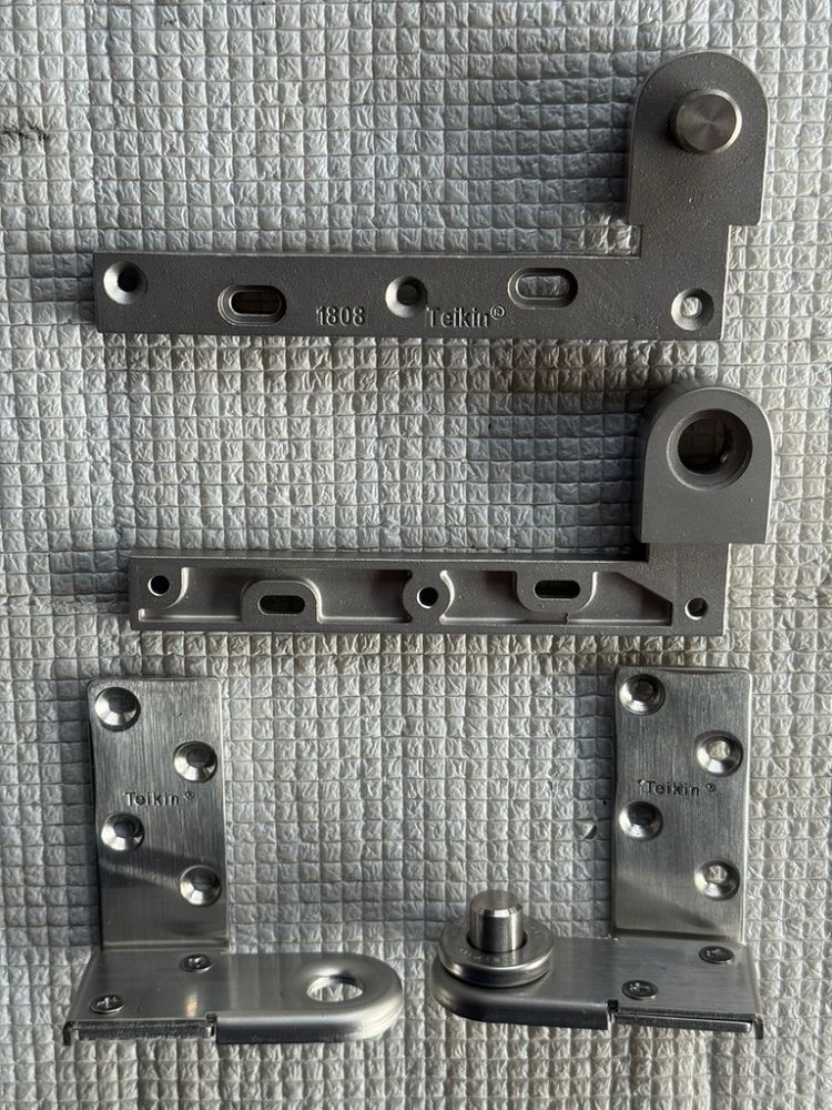 帝金 ピボットヒンジ S 1808 左右兼用 上部堅枠付 ステンレス製 訳有り