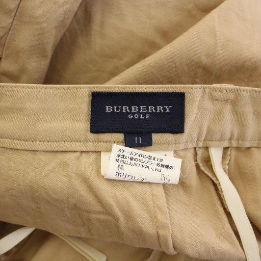 バーバリーゴルフ BURBERRY GOLF スラックスパンツ ストレート ジップ
