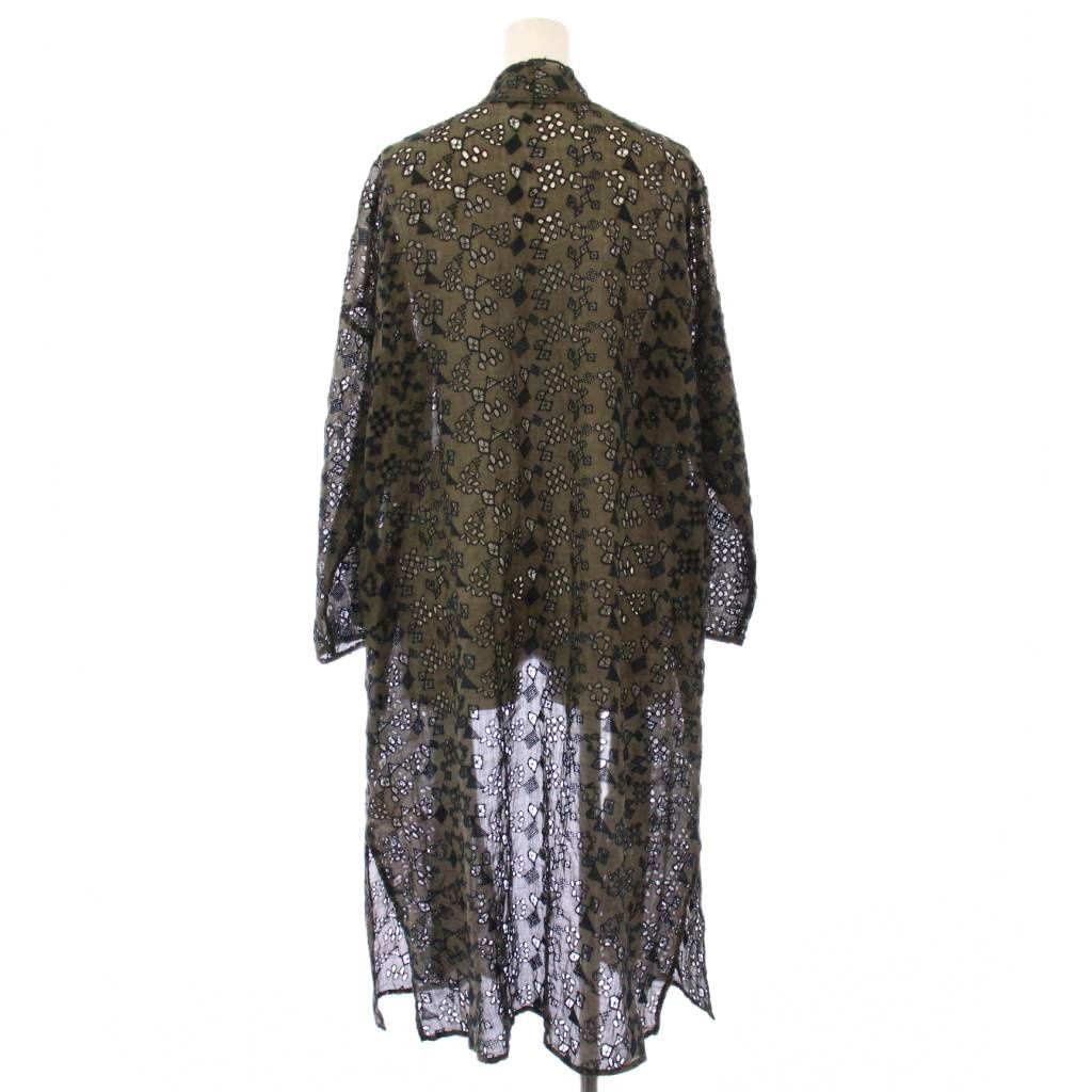 ヨーガンレール JURGEN LEHL ガウン カーディガン 長袖 ロング丈 前