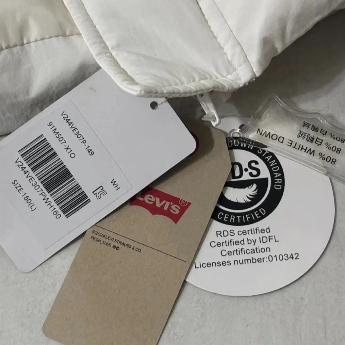  リーバイス キッズ LVCレトロダウンベスト L 160 76 その他 ジャケット ブルゾン