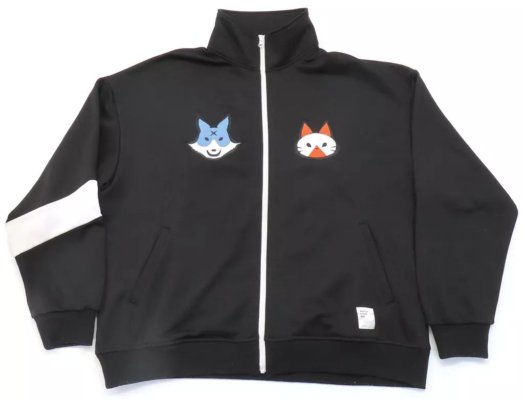 アウターウェア ガルク＆アイルー ビッグシルエットジャージ ブラック フリーサイズ モンスターハンターライズ