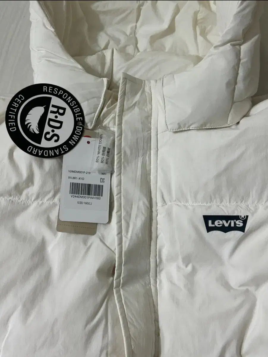 リーバイスキッズ スクールショートダウンアウター ショートダウン L 160