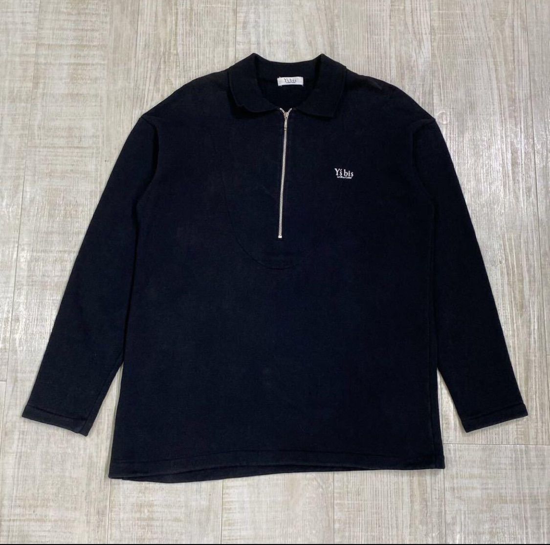 90s？ Y's bis Half Zip Sweat ワイズ ビス ハーフ ジップ コットン
