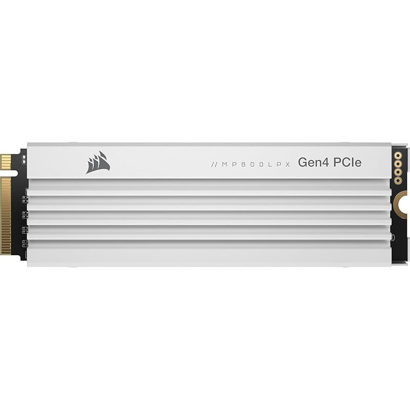CORSAIR MP600 PRO Low Profileシリーズ 1TBモデル 【LPX PCIe Gen4 x4 NVMe M.2】 SSD メモリ ホワイト CSSD-F1000GBMP600PLPW PS5拡張適用 0 PRO MP600 CORSAIR Count : 紙CORSAIR