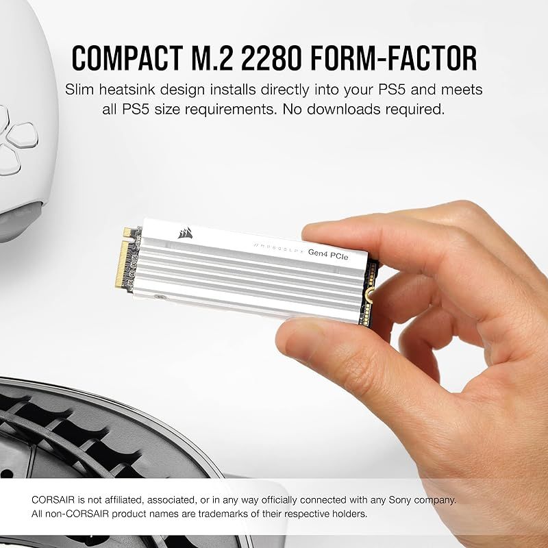 CORSAIR MP600 PRO Low Profileシリーズ 1TBモデル 【LPX PCIe Gen4 x4 NVMe M.2】 SSD メモリ ホワイト CSSD-F1000GBMP600PLPW PS5拡張適用 0 PRO MP600 CORSAIR Count : 紙CORSAIR