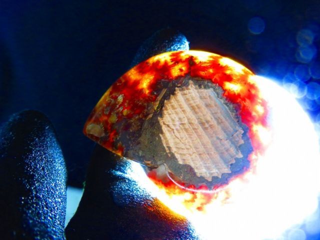 絶品数万個の中の一個☆天然マダガスカル産 ☆ 縫合線オパール