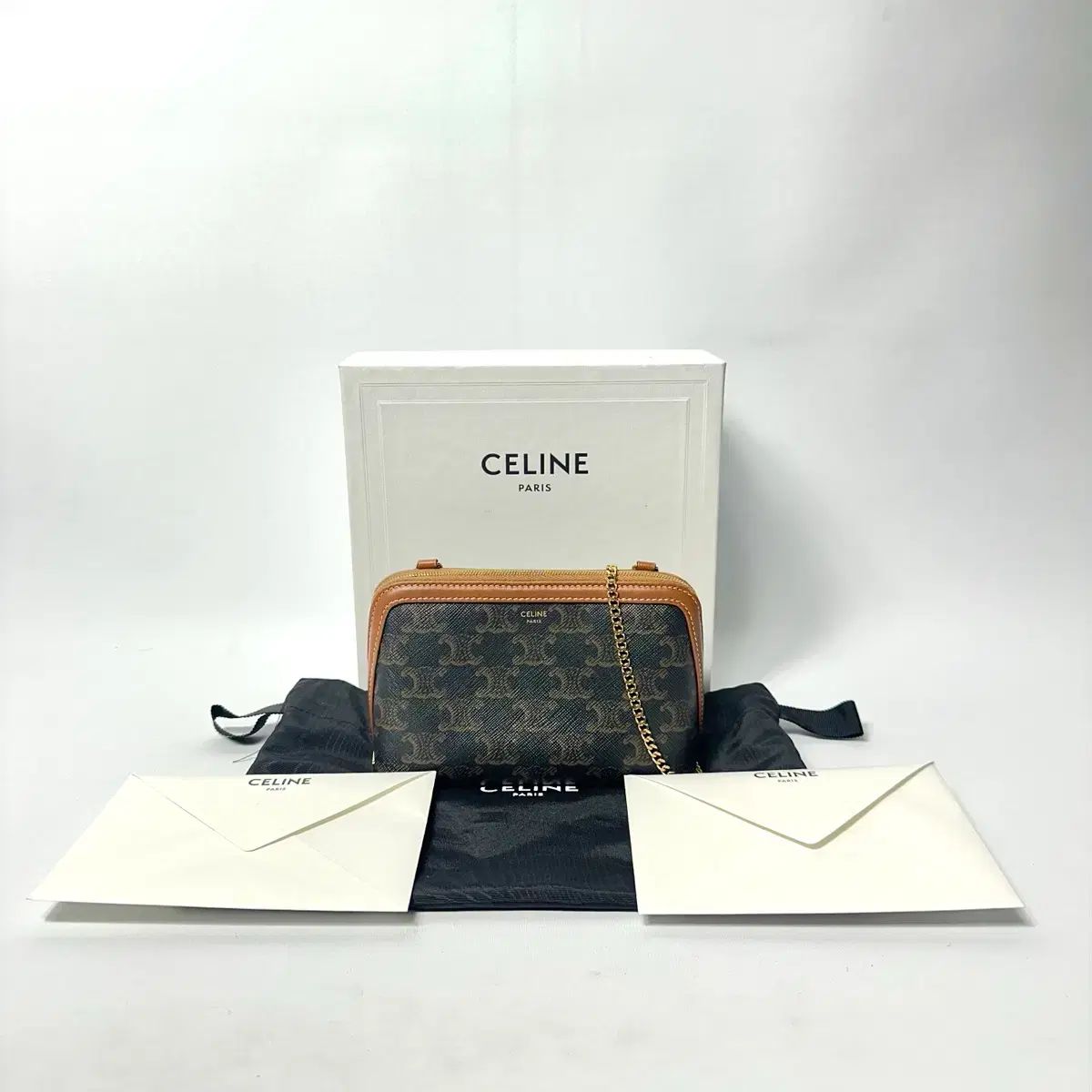 S級 Celine セリーヌ ミニ チェーンバッグ