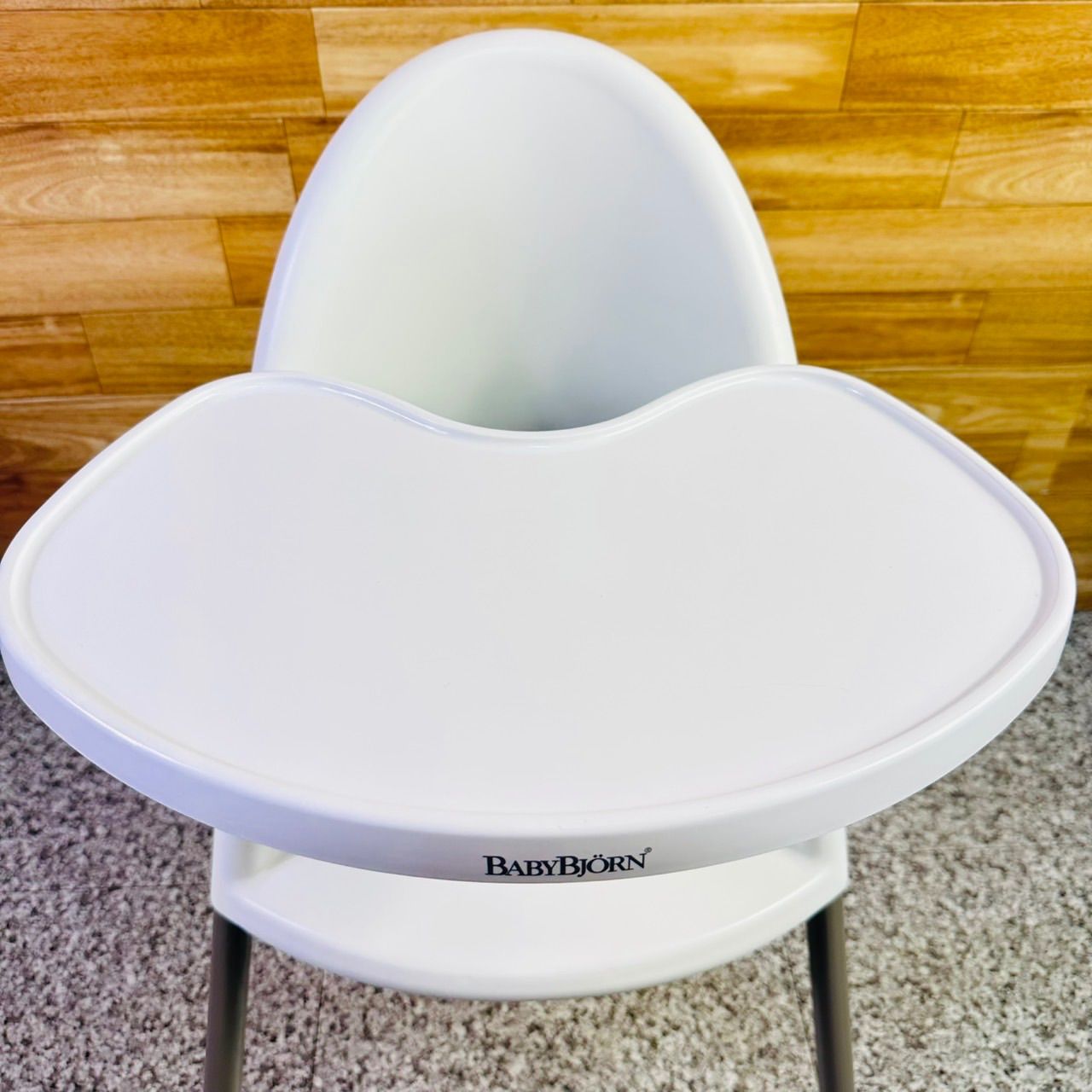 BABYBJORN ベビービョルン ハイチェア グレーホワイト ベルト テーブル