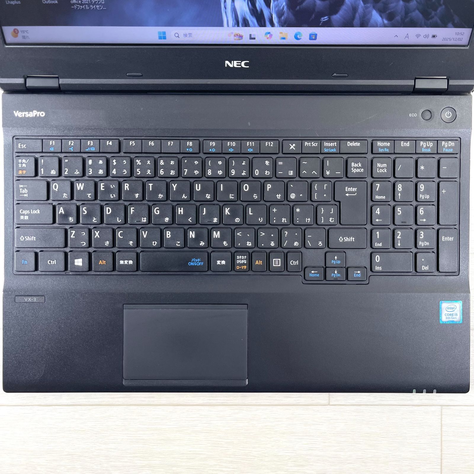 NEC VersaPro 第8世代 i5 新品SSD512GB メモリ16GB Windows11 25H2