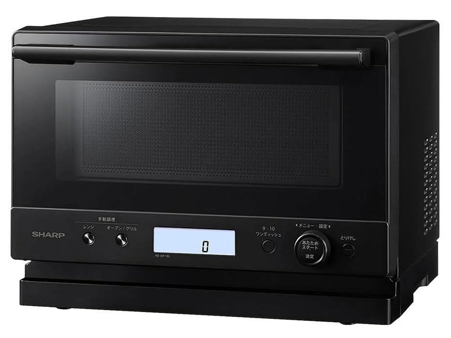 シャープ オーブンレンジ PLAINLY RE WF 185 B ブラック系 18 L p 930 d 8 3 a