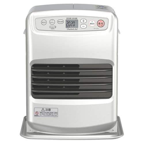 ダイニチ Dainichi 石油ファンヒーター 小型 木造7畳まで コンクリート9畳まで Sタイプ ライトシルバー FW-25 S 6-Sp aa 16 cfc 2