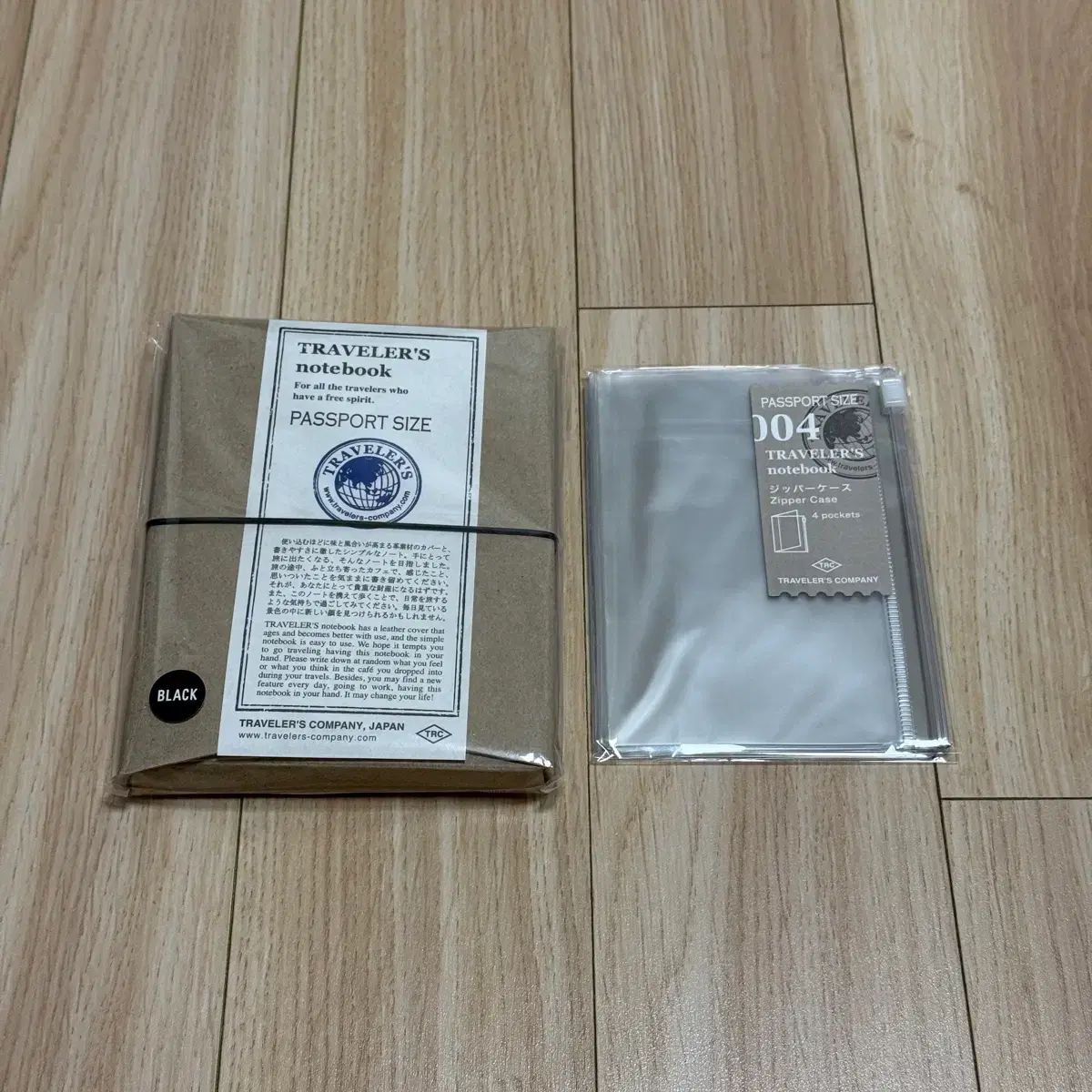 トラベラーズノート パスポートサイズ ブラック