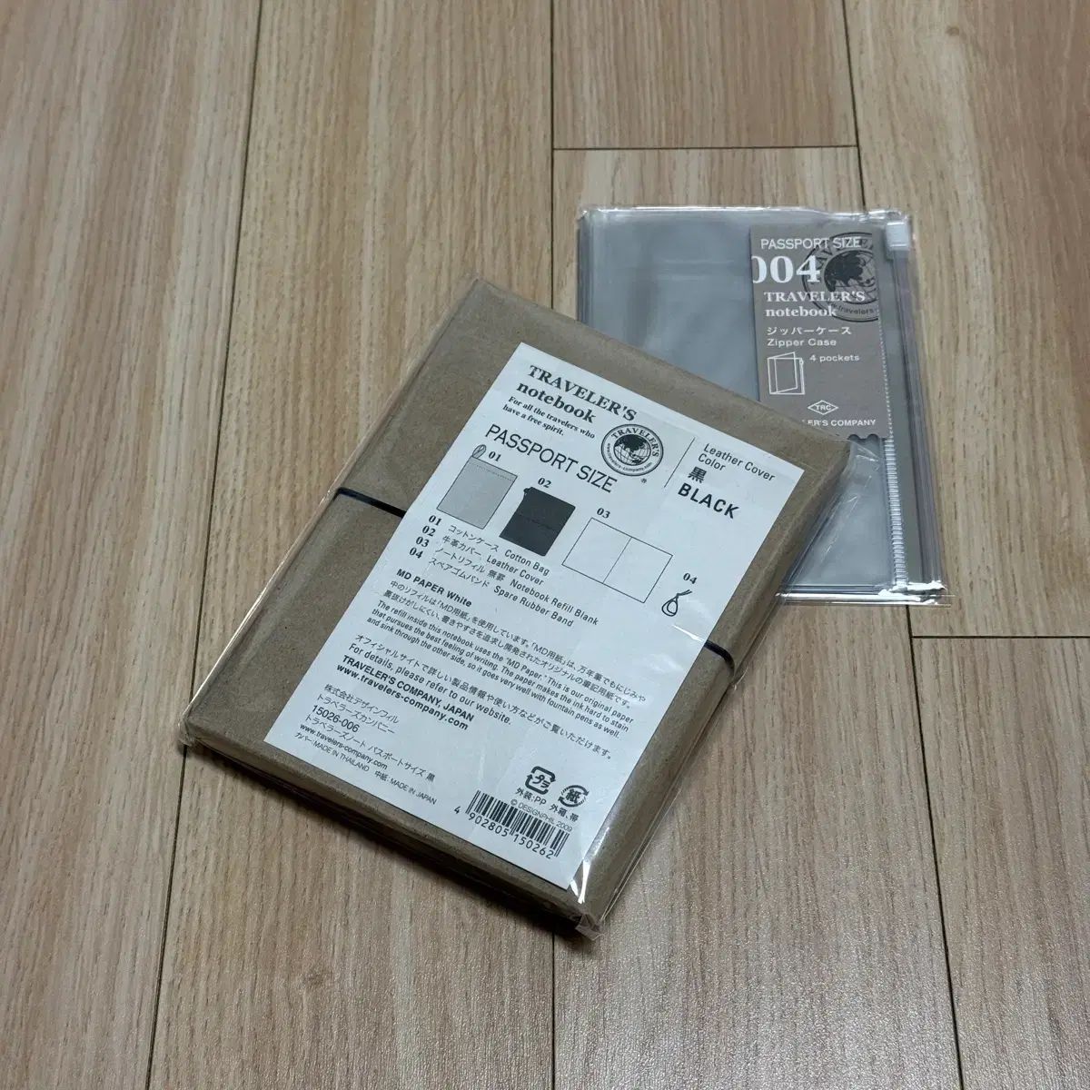 トラベラーズノート パスポートサイズ ブラック