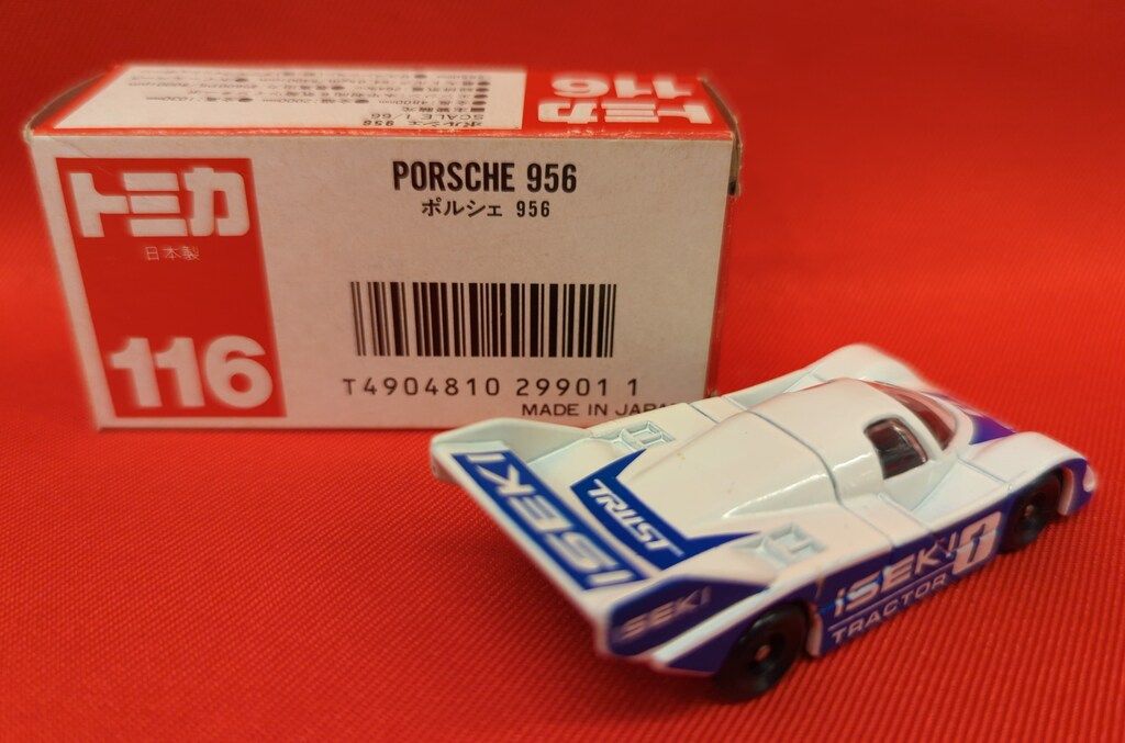 トミー トミカ赤箱日本製 ポルシェ956/ISEKI 116-1-7 - メルカリ