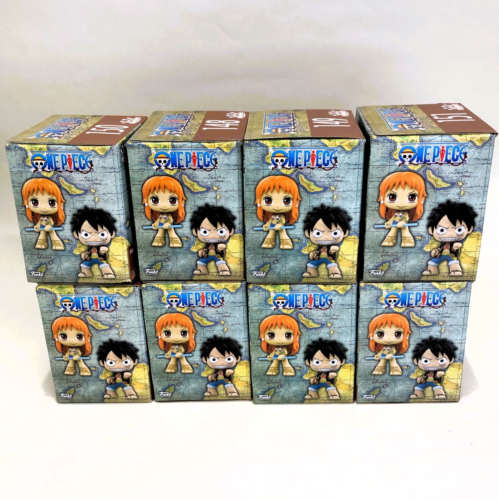ワンピース 麦わらの一味フィギュア8体セット FUNKO minis｜ルフィ