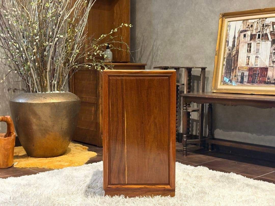 希少 唐木 5段チェスト 螺鈿細工 螺鈿家具 アンティーク 骨董 花梨 GZ