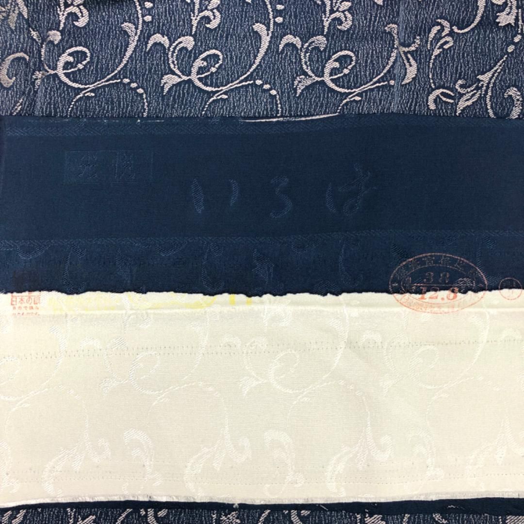 小紋 光悦 いろは 花唐草模様 紺藍色 しつけ糸 K-5190 - メルカリ