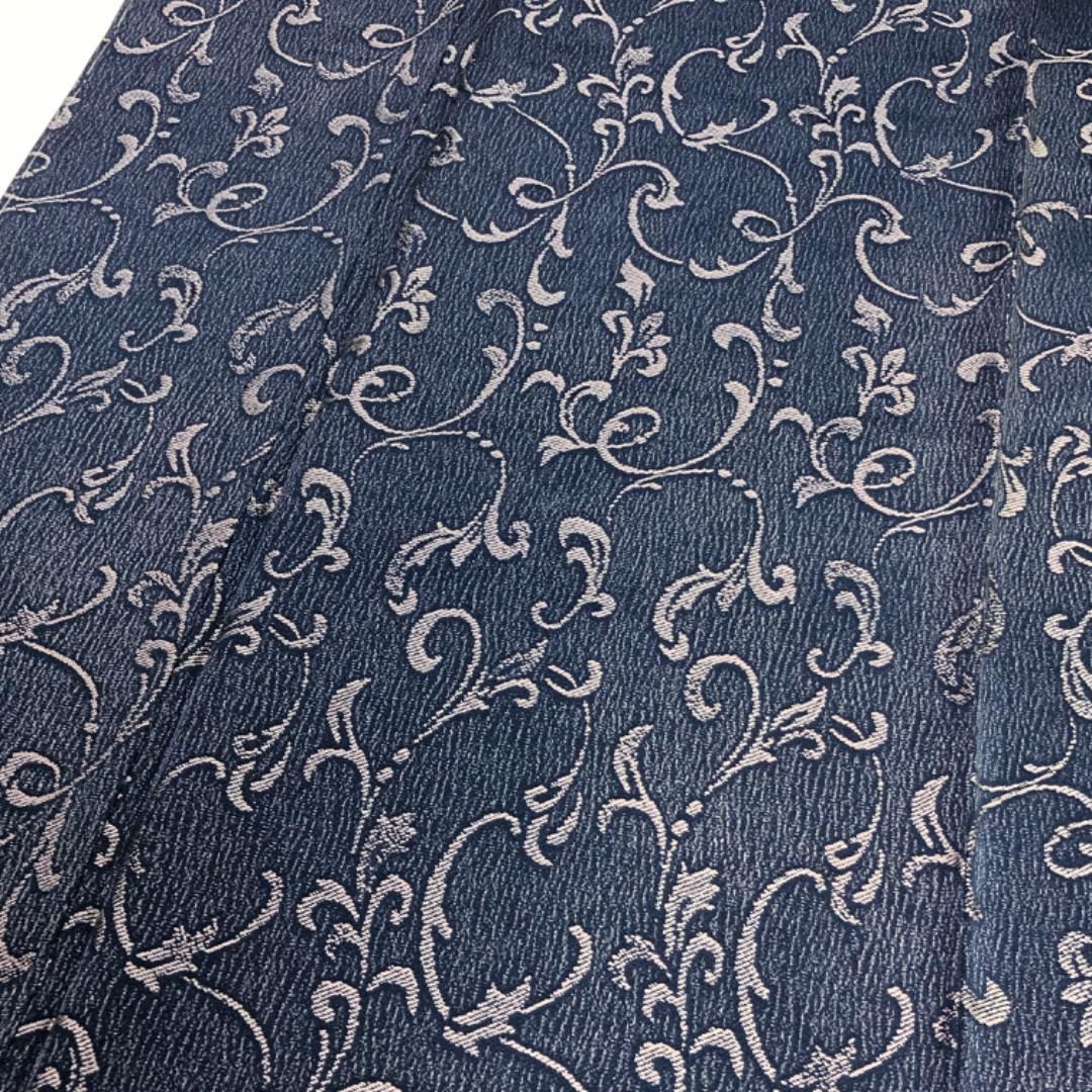 小紋 光悦 いろは 花唐草模様 紺藍色 しつけ糸 K-5190 - メルカリ