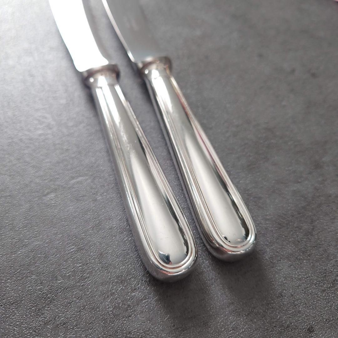 希少 美品 クリストフル アルビ バターナイフ 2点 - メルカリ