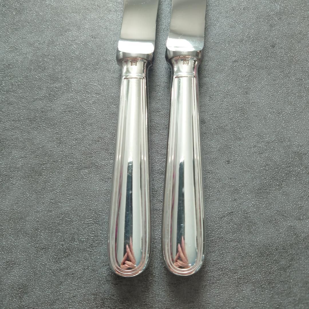 希少 美品 クリストフル アルビ バターナイフ 2点 - メルカリ
