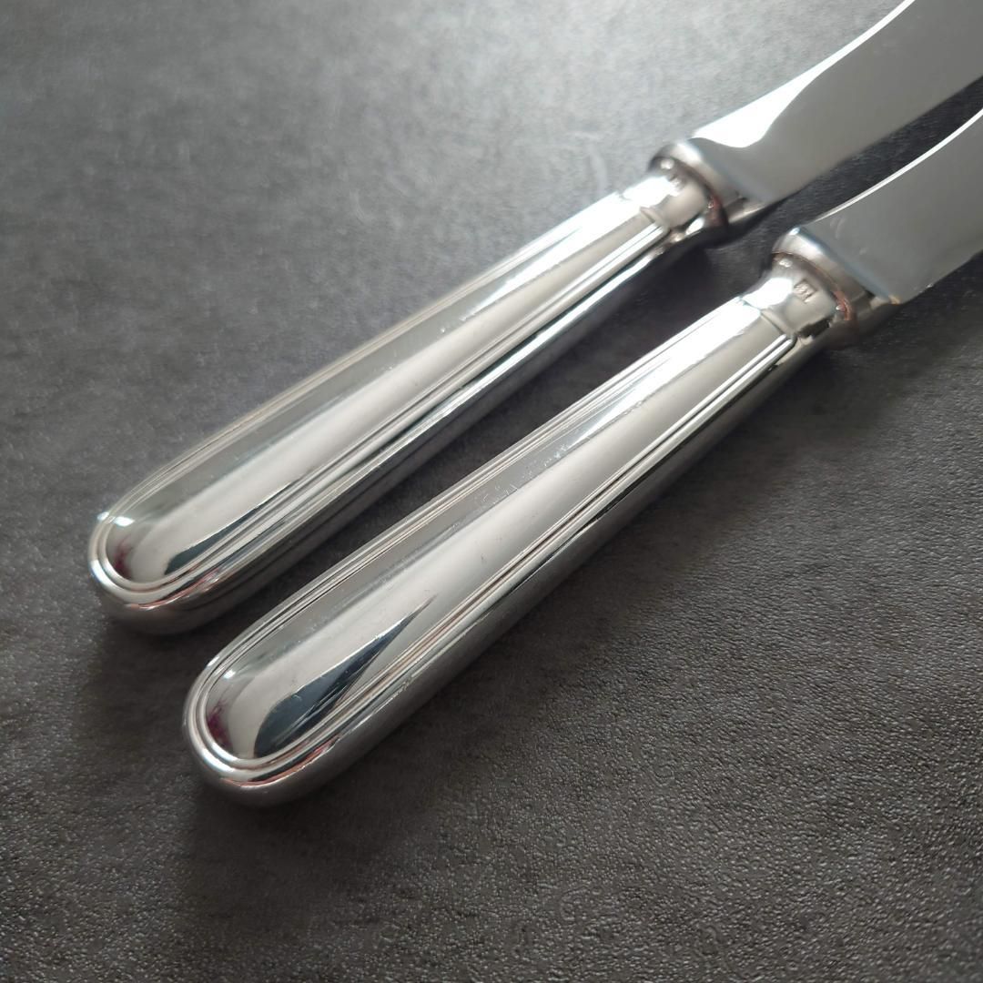 希少 美品 クリストフル アルビ バターナイフ 2点 - メルカリ