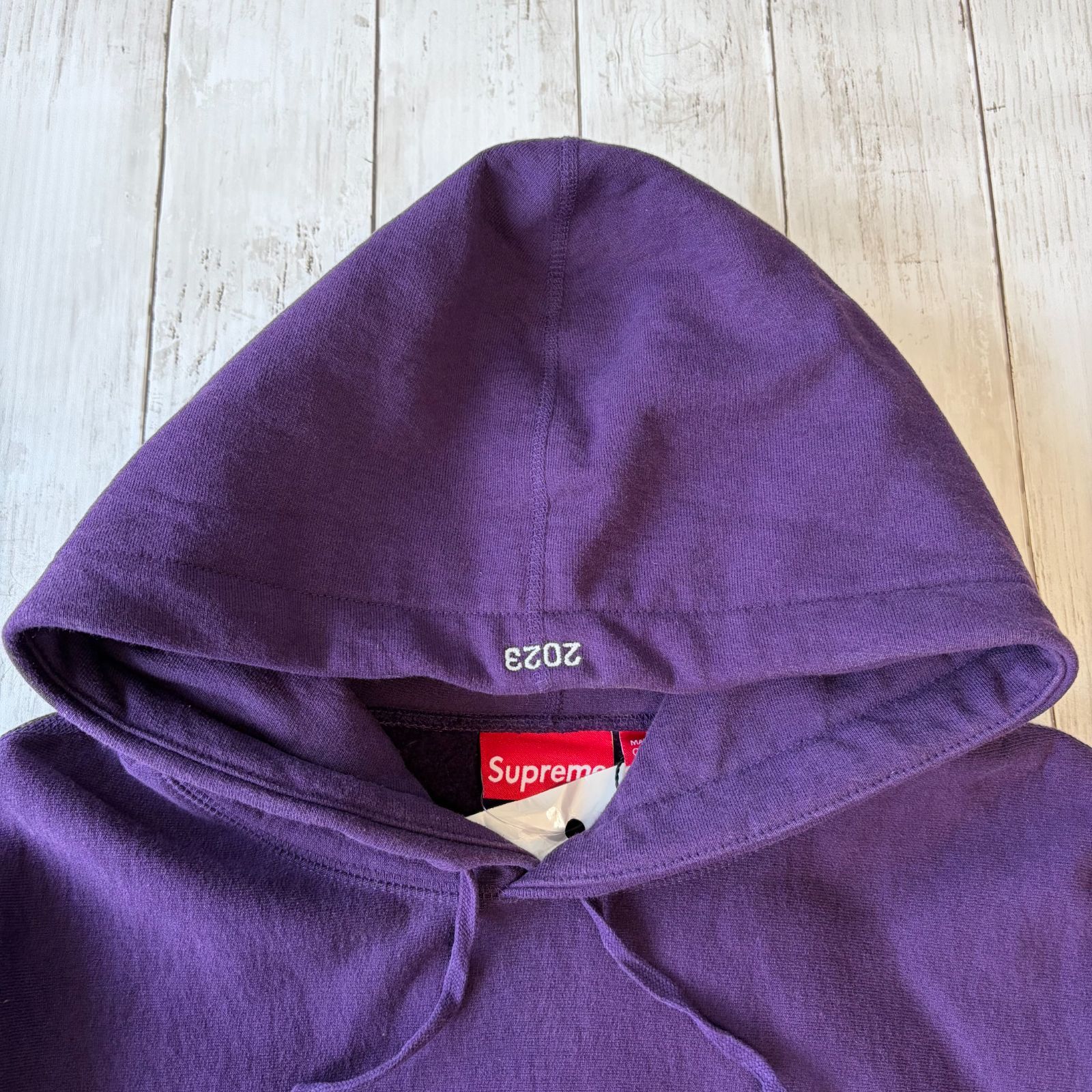 Supreme Box ロゴ フーデッド パープル M Box Logo Hooded Sweatshirt 