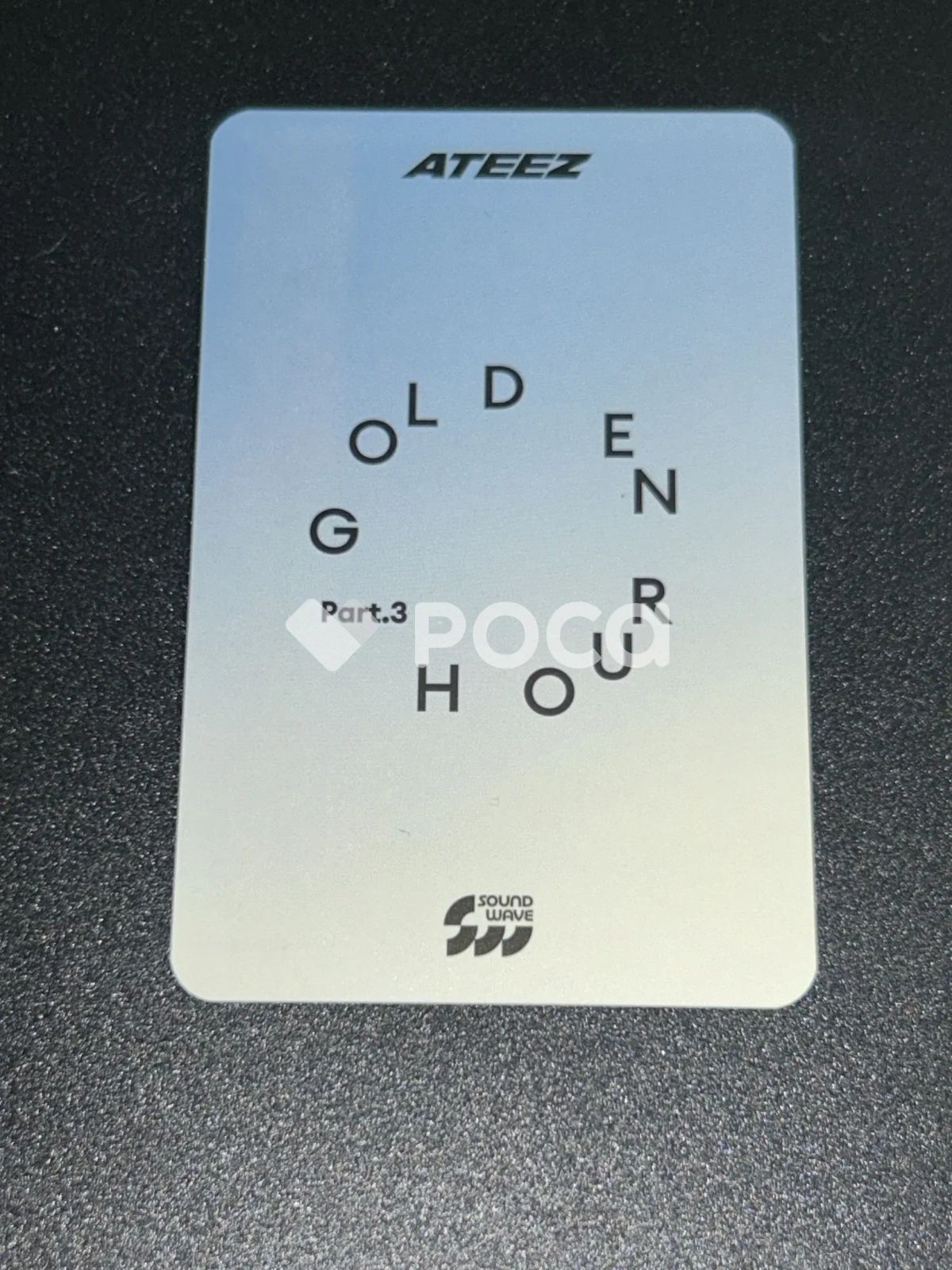  ATEEZ ホンジュン GOLDEN HOUR Part.3 SOUNDWAVE サウェ 写真 チェキ K-POP