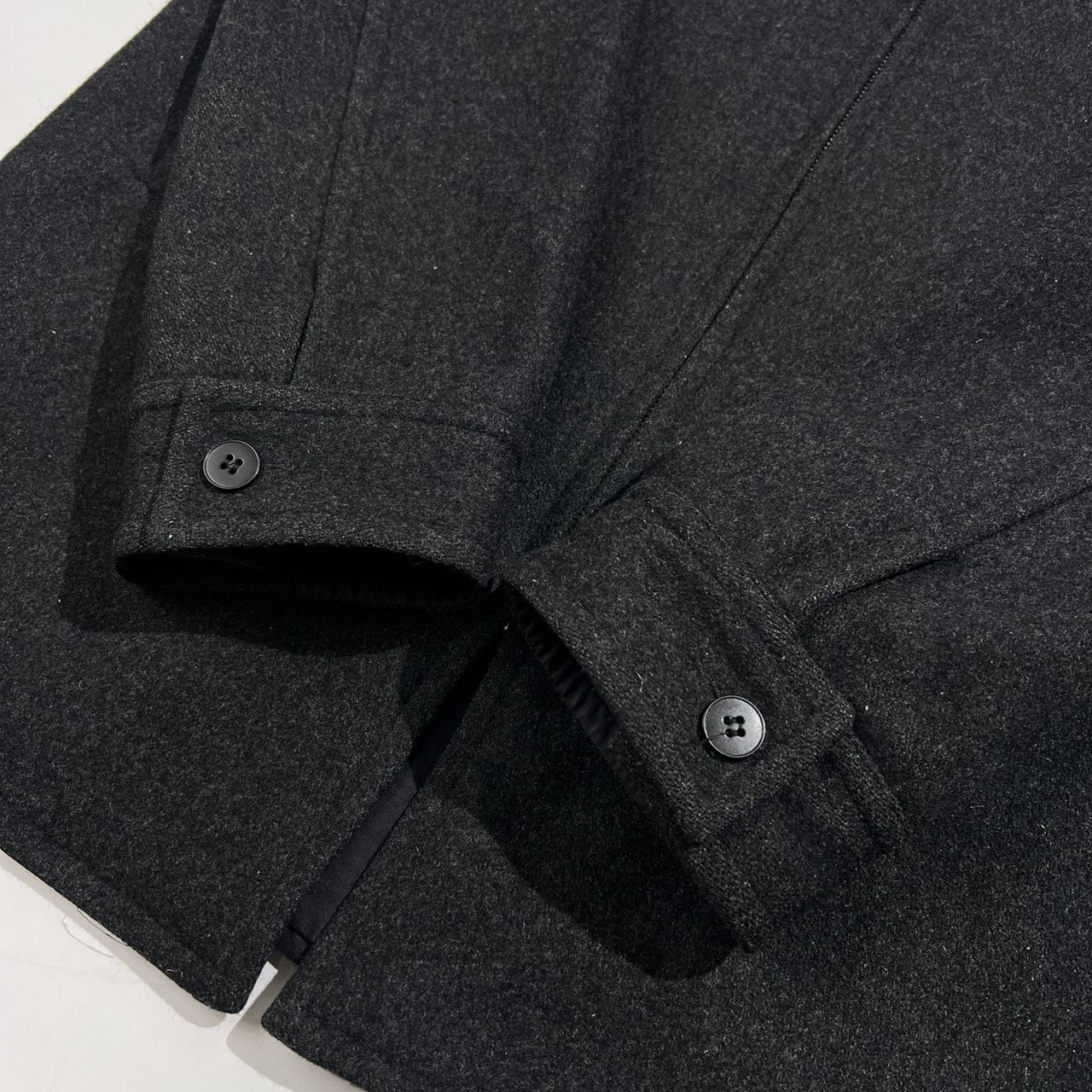 フランス製 90s agnes b アニエスベー ハの字ジップ ウール ジャケット