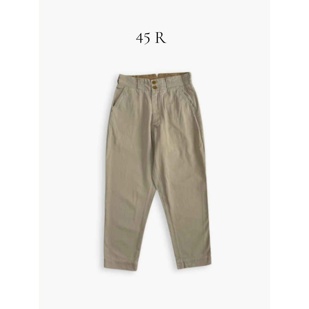 45R おこめチノの908ジョッパン ベージュ 日本製 コットン100