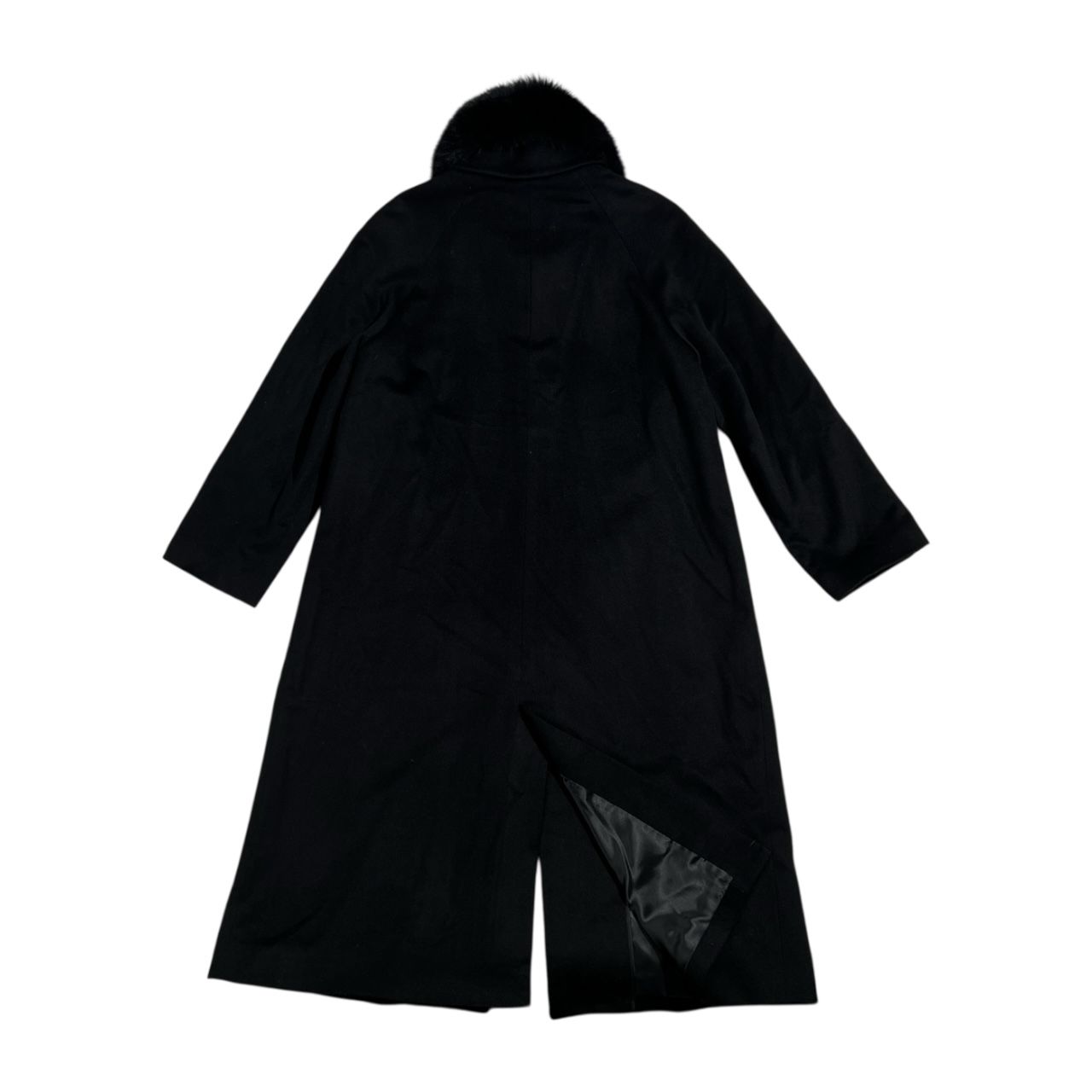 カシミヤ100% LA RIVA BIANCA ラリアビアンカ 毛皮 フォックス ファー 