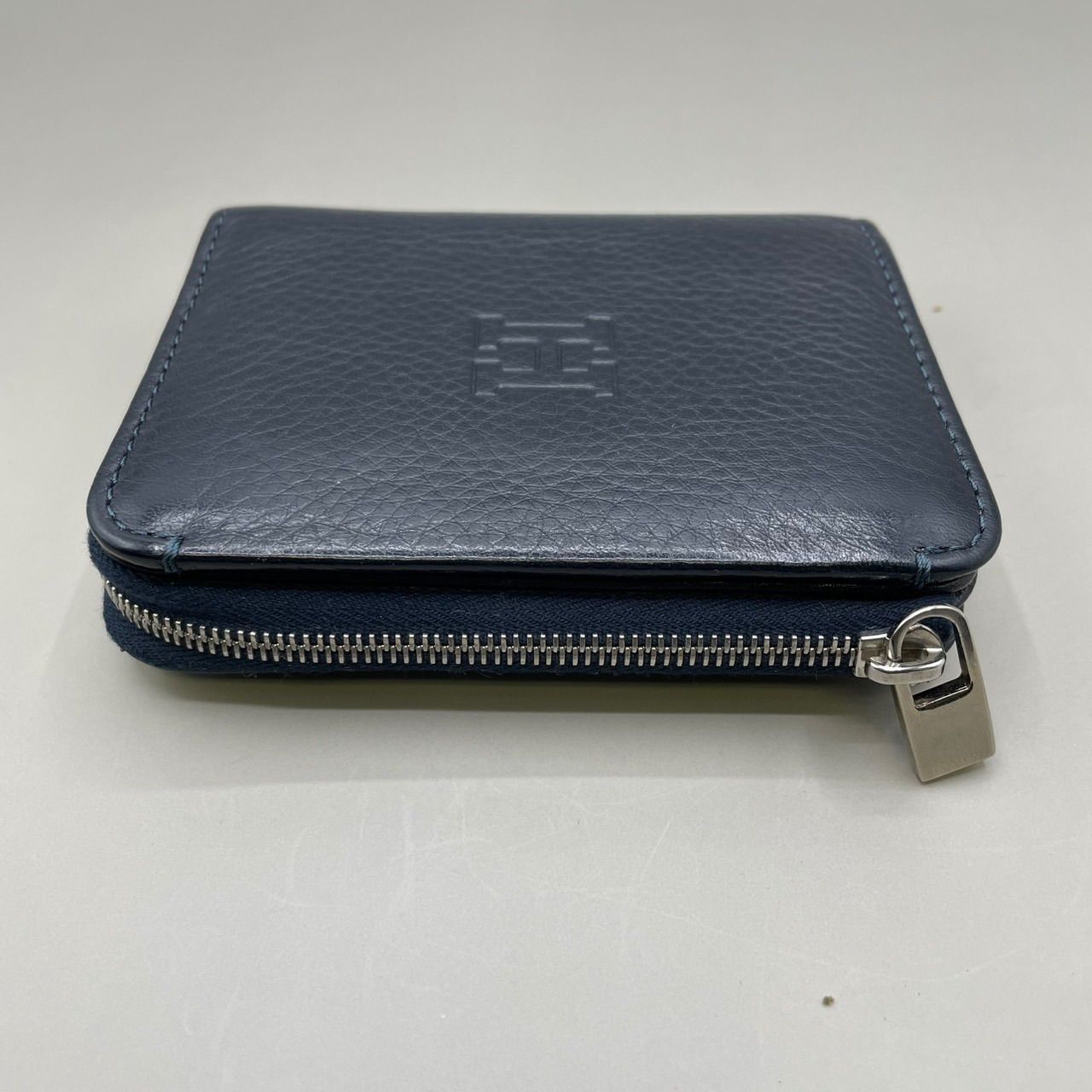 極美品 HIROFU ヒロフ 二つ折り財布 ミニウォレット コンパクト 本革