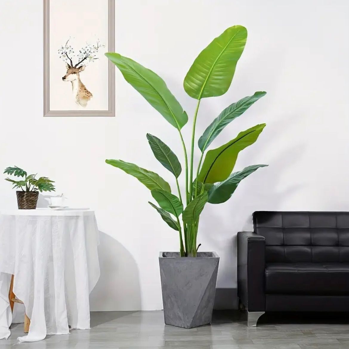 ガーデン 人工観葉植物 パラダイスバード リアルな葉