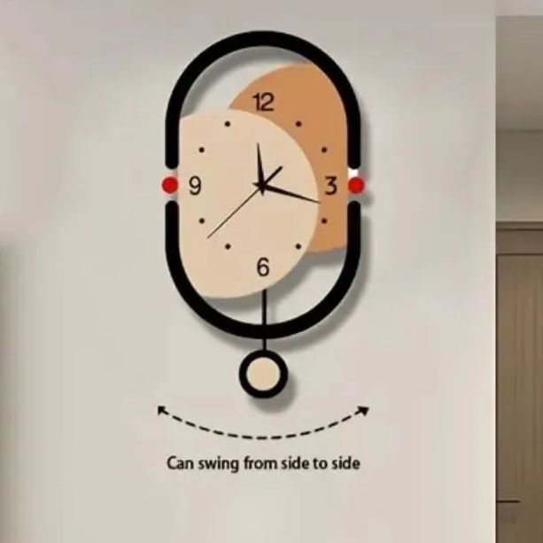 掛け時計 壁掛け時計 アクリル製 スカンジナビア風デ