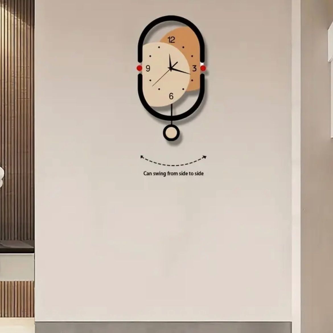 掛け時計 壁掛け時計 アクリル製 スカンジナビア風デ - メルカリ