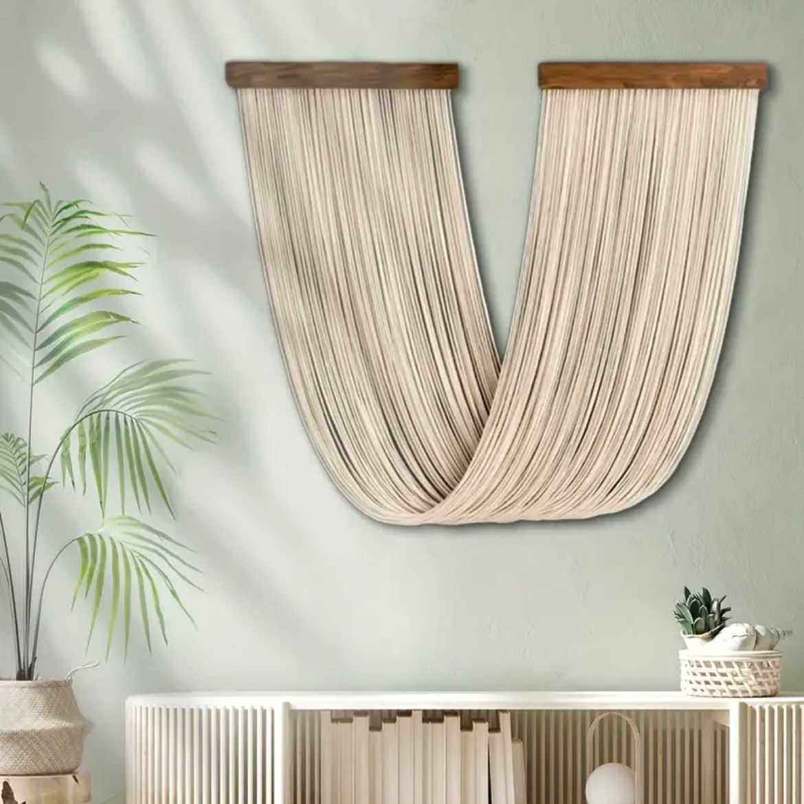 置物 マクラメタペストリー ボヘミアンスタイル ウォ