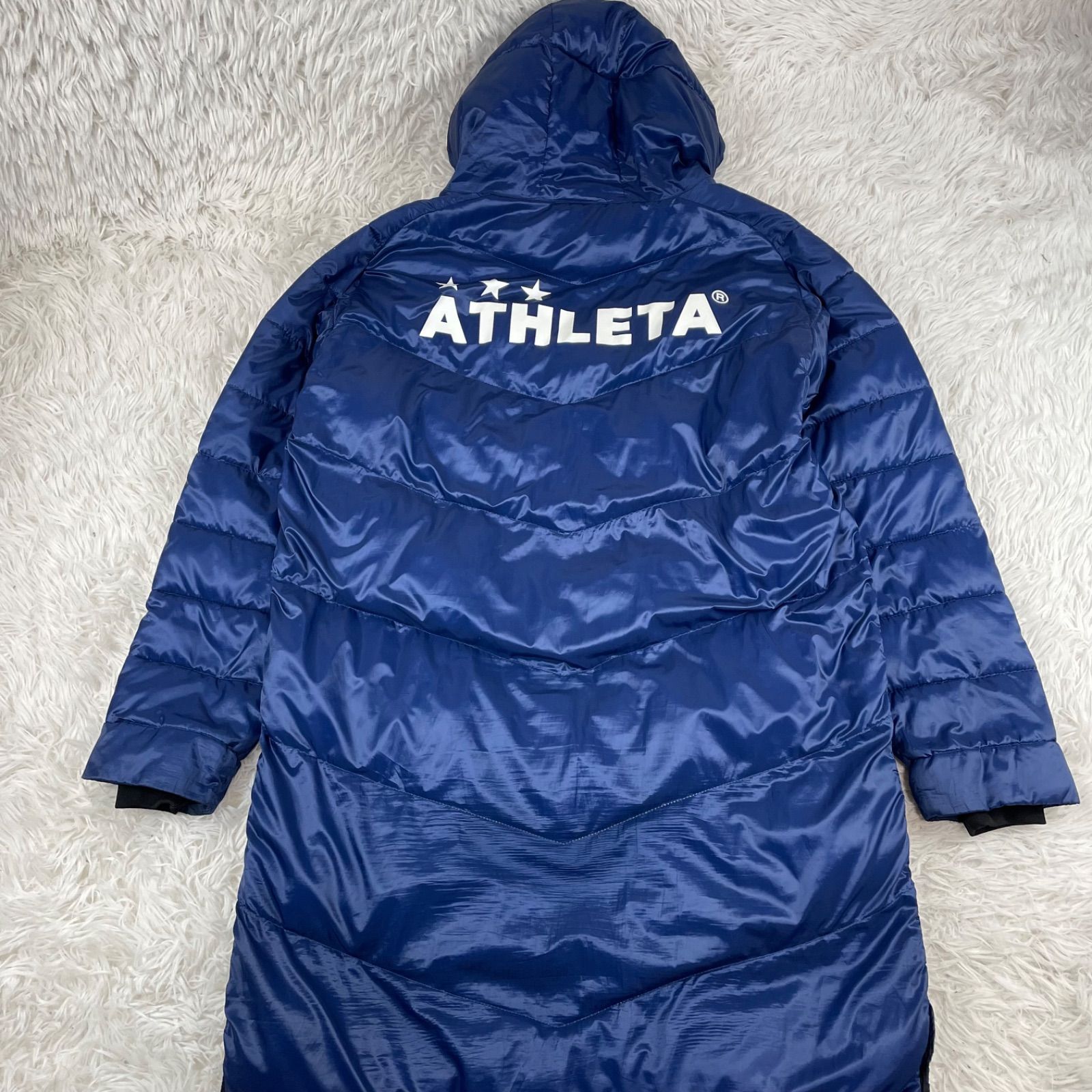 アスレタ ベンチコートM ブルー ATHLETA ベンチコート アスレタ