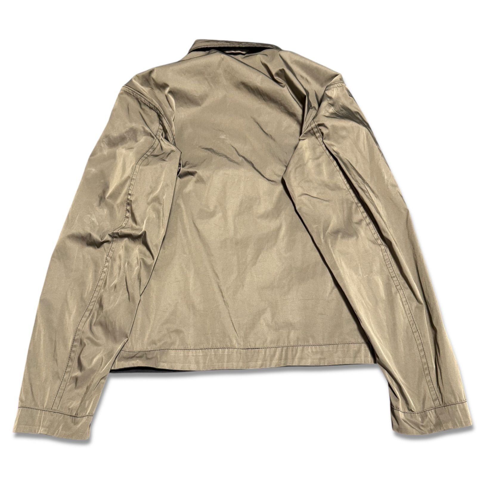 入手困難✨ イッセイミヤケ リバーシブルジャケット 縮絨加工 ベージュ系 ISSEY MIYAKE MEN イッセイミヤケメン ナイロンジャケット