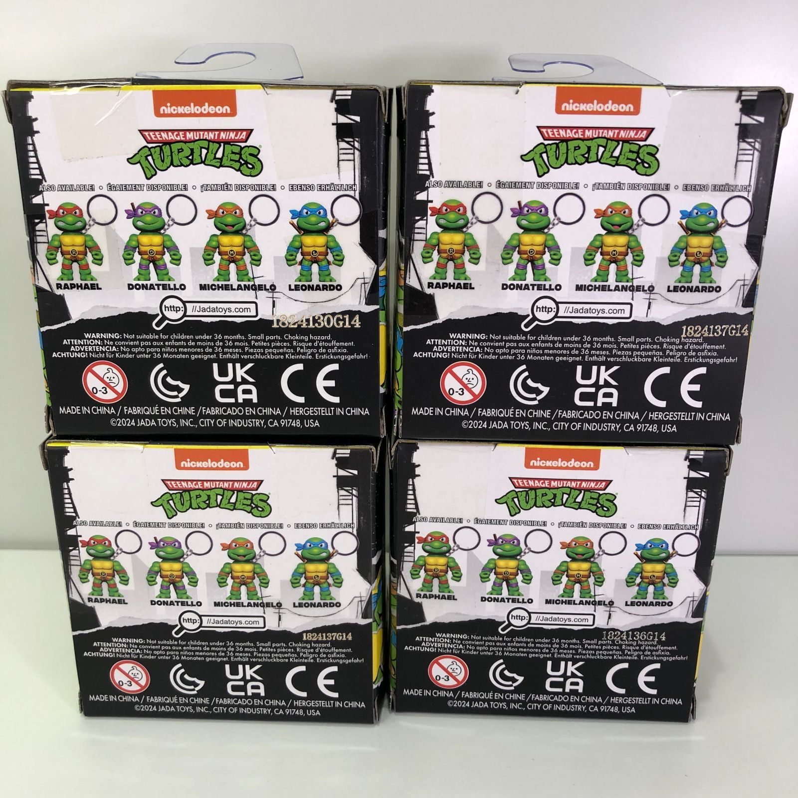 ミュータントタートルズ4体セット Jada METALFIGS｜TMNT フィギュア